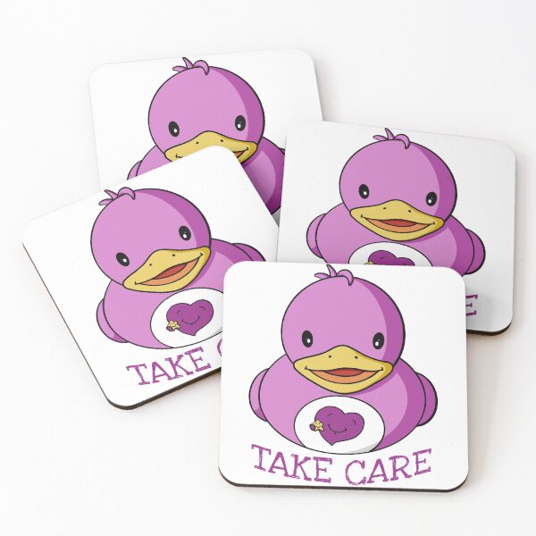 Item preview, Take Care Rubber Duck designed and sold by Alisha Ober Designs.