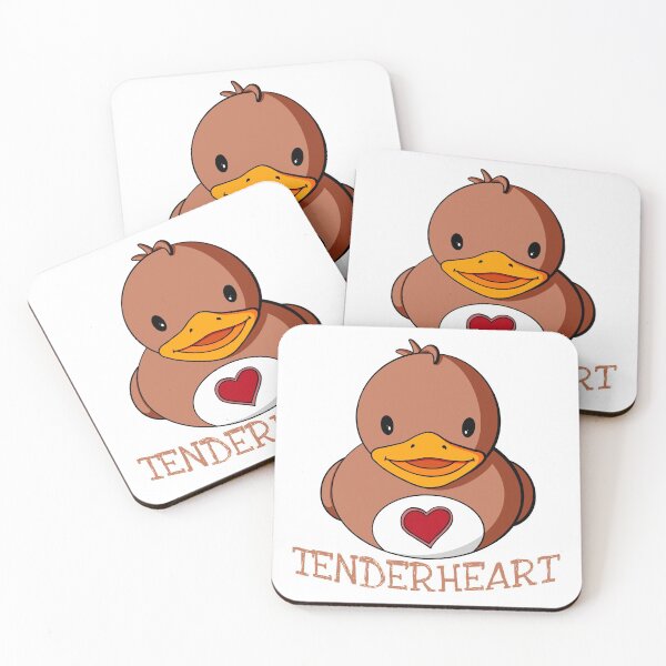 Item preview, Tenderheart Rubber Duck designed and sold by Alisha Ober Designs.