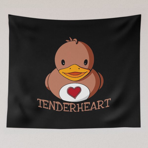 Item preview, Tenderheart Rubber Duck designed and sold by Alisha Ober Designs.