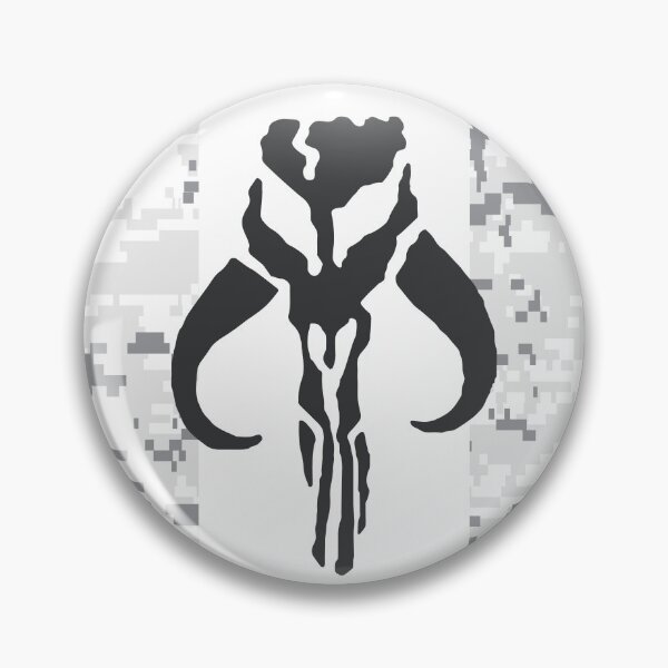 Item preview, Mando Patch Symbol Mythosaur | Winter designed and sold by DandeStudio.