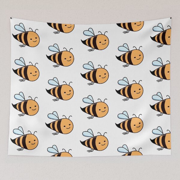 Item preview, Cute Bee Doodle Sticker  designed and sold by springerclipz.