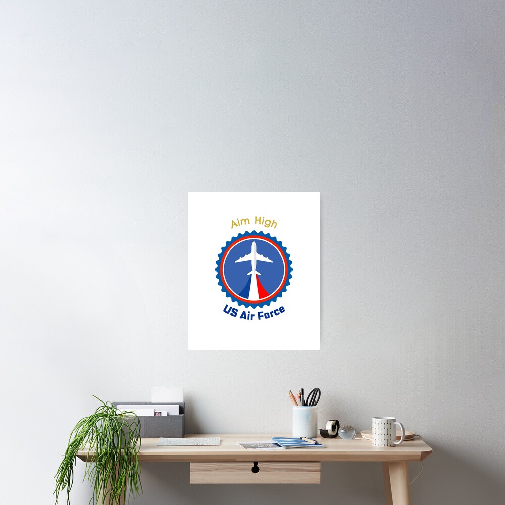 aim high air force poster