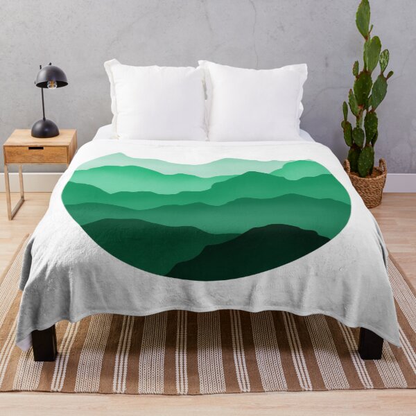 Item preview, Misty mountain circle green designed and sold by Mayakiwi.