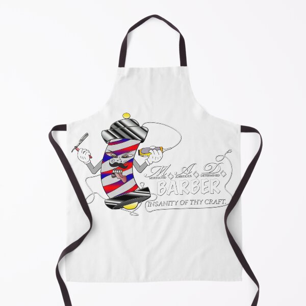 Item preview, M.A.D. Barber (White) designed and sold by MasterKlippas.