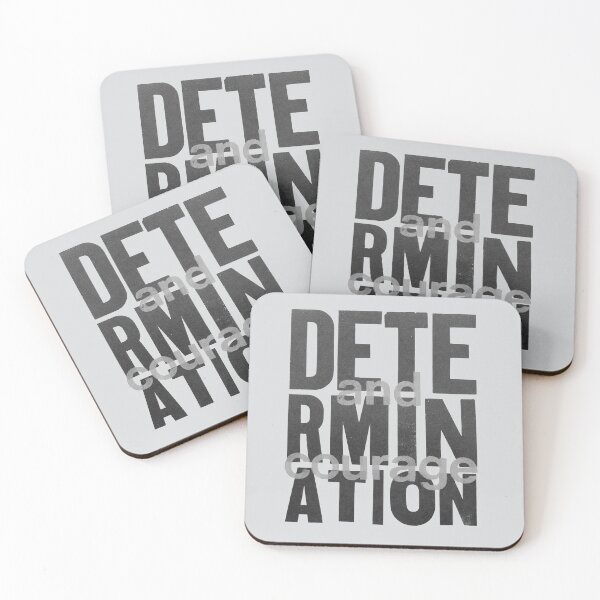 Item preview, Determination and Courage - grayscale designed and sold by jay-p.