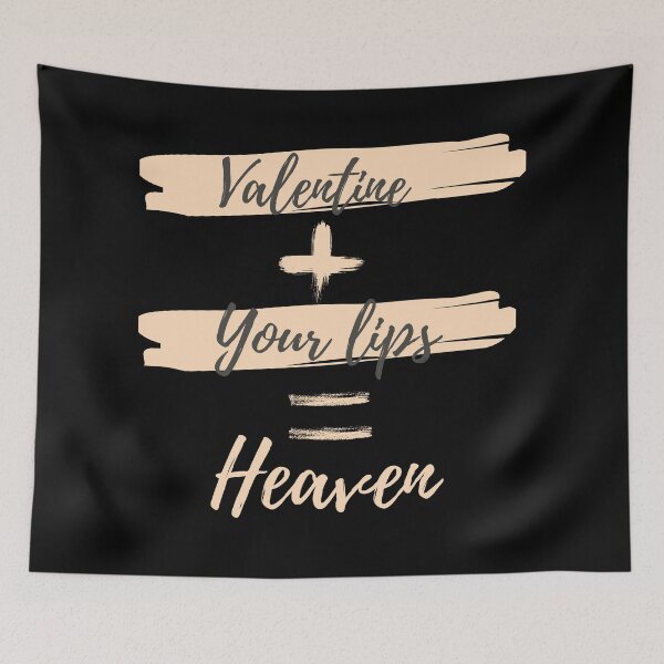 Item preview, Valentine + Your Lips = Heaven (Second Edition)--Valentine Day-- designed and sold by TheShahinDesign.