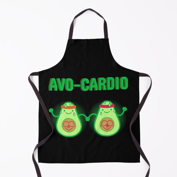 Item preview, Avo-Cardio - Cute Avocado Couple Working Out designed and sold by molamode.