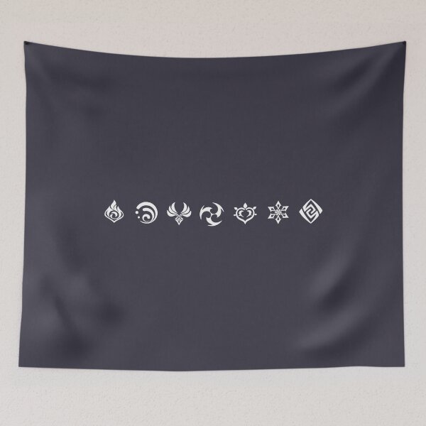 Item preview, Genshin Impact Elements White designed and sold by MaginStudios.