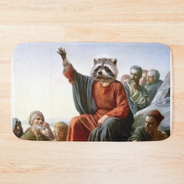 Artikelvorschau, Waschbär Jesus entworfen und verkauft von anikarwilson.