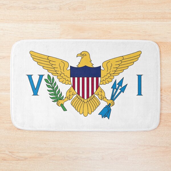 Item preview, United States Virgin Islands Flag USVI designed and sold by FlagsandSymbols.