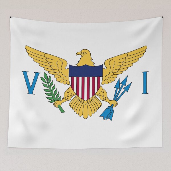 Item preview, United States Virgin Islands Flag USVI designed and sold by FlagsandSymbols.