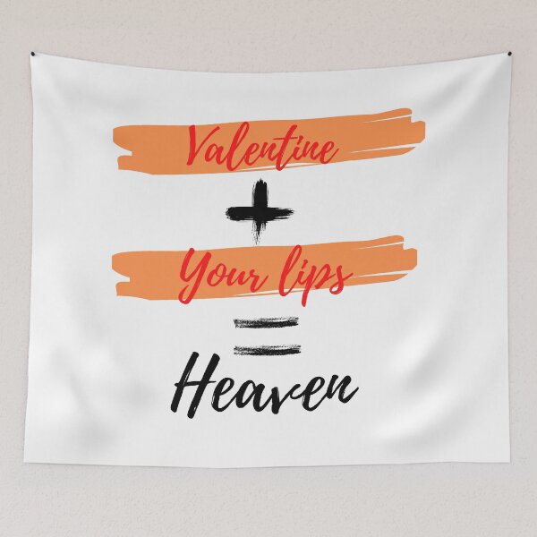 Item preview, Valentine + Your Lips = Heaven (Fourth Edition)--Valentine Day-- designed and sold by TheShahinDesign.