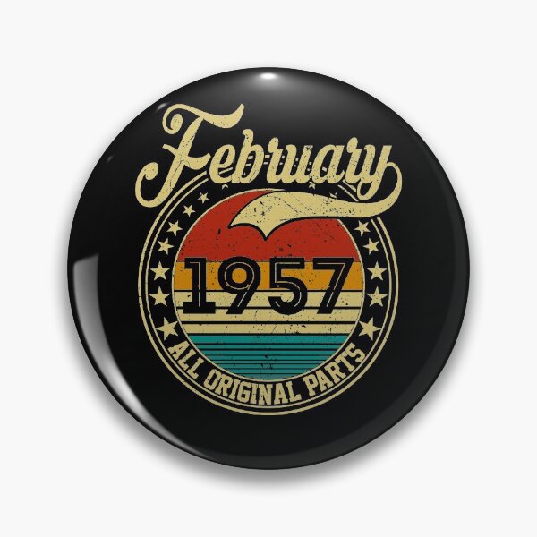 Item preview, Vintage February 1957 All Original Parts Born in February 1957 64th Birthday Gift 64 Years Old designed and sold by MN-Shop0123.