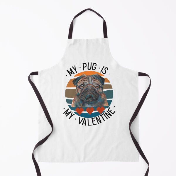 Item preview, My pug is my valentine designed and sold by Roy & Tiffany.