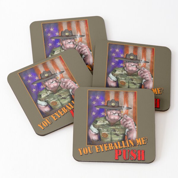 Item preview, You Eyeballin Me, Drill Sergeant, Patriotic Design, US Army, Staff Sergeant designed and sold by ronnieyoung.