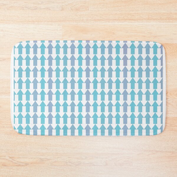 Item preview, geometric blue lilac white arrow pattern up down designed and sold by frauenbrauen.