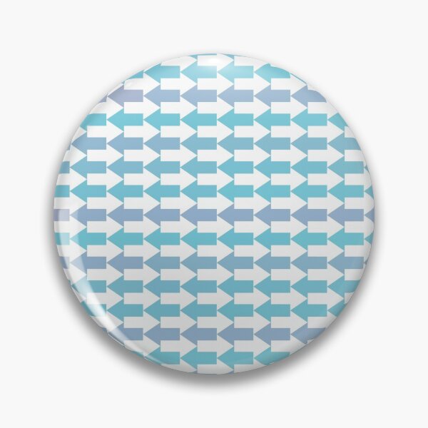 Item preview, geometric blue lilac white arrow pattern left right designed and sold by frauenbrauen.