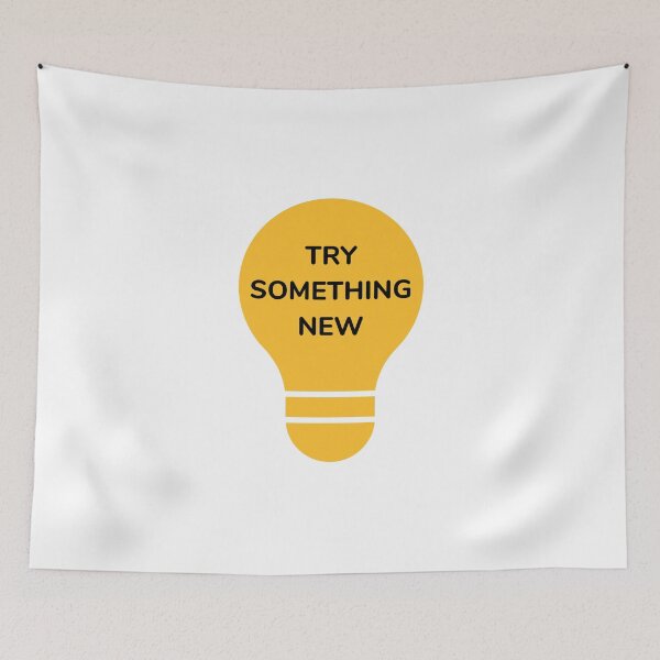 Item preview, TRY SOMETHING NEW designed and sold by Inspirationmotivation.