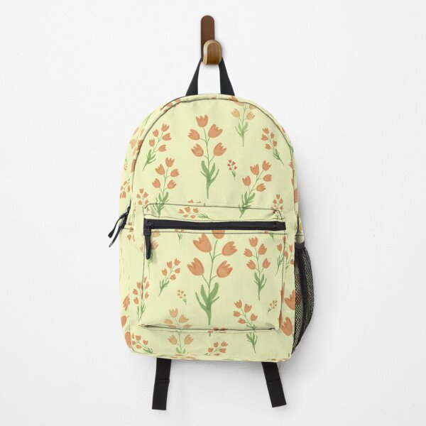 Aperçu de l'œuvre Papier Peint Floral Fleurs Cloche Jaune créée et vendue par EQRoy.