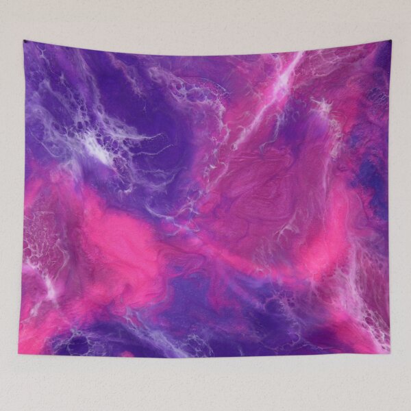Item preview, Purple & Pink Cotton Candy - Abstract Resin Art designed and sold by Skyler Orion X.