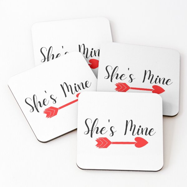 Item preview, SHE'S MINE | HEART ARROW designed and sold by LiveAndGlow.