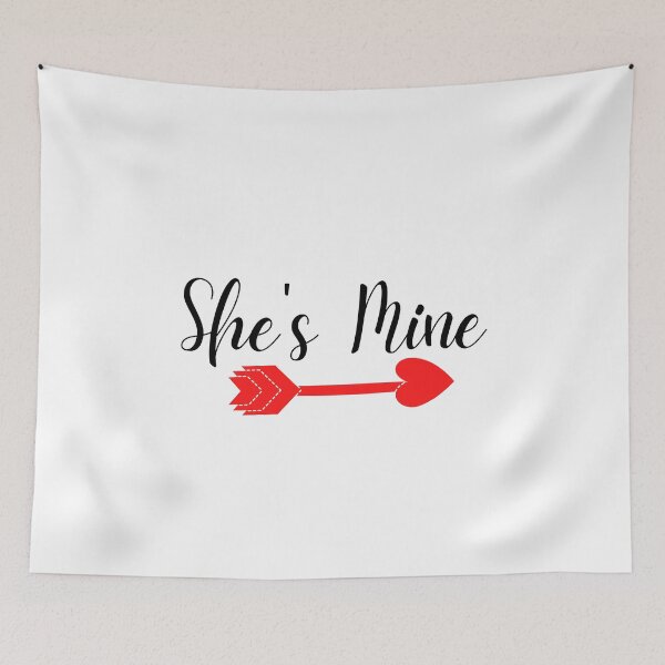 Item preview, SHE'S MINE | HEART ARROW designed and sold by LiveAndGlow.