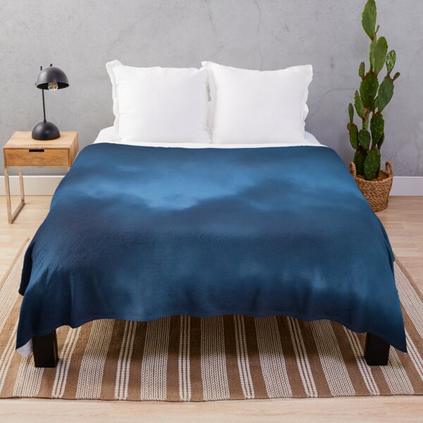 Item preview, Shades of Blue Foggy Clouds designed and sold by irideae.
