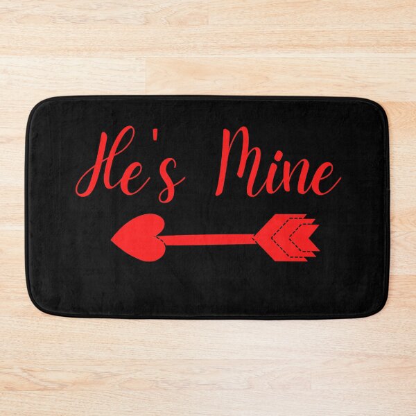 Item preview, HE'S MINE | HEART ARROW designed and sold by LiveAndGlow.