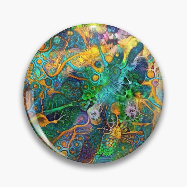 Item preview, Deepdream floral fractalize space abstraction designed and sold by blackhalt.