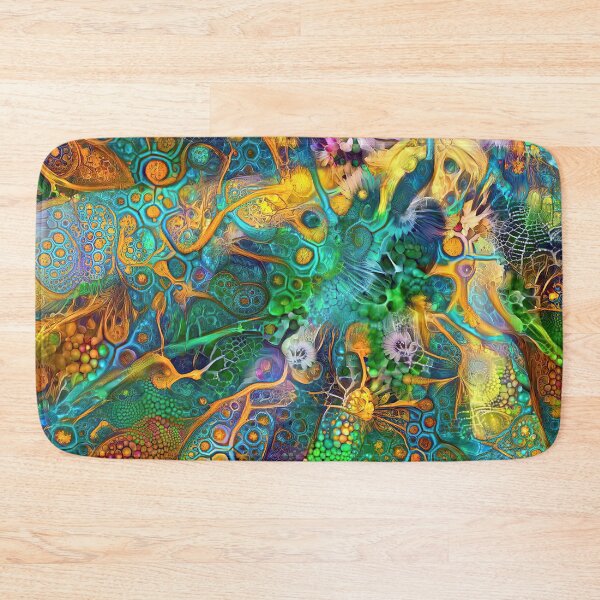 Item preview, Deepdream floral fractalize space abstraction designed and sold by blackhalt.