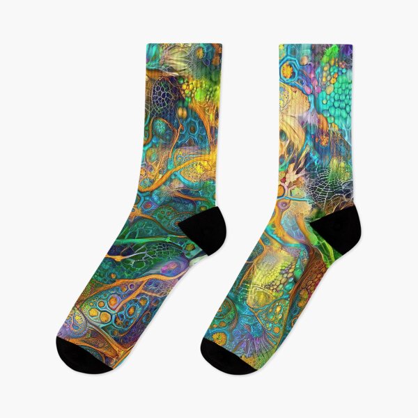 Item preview, Deepdream floral fractalize space abstraction designed and sold by blackhalt.