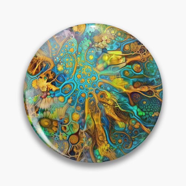Item preview, Deepdream floral fractalize space abstraction designed and sold by blackhalt.