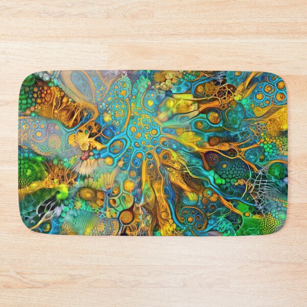 Item preview, Deepdream floral fractalize space abstraction designed and sold by blackhalt.