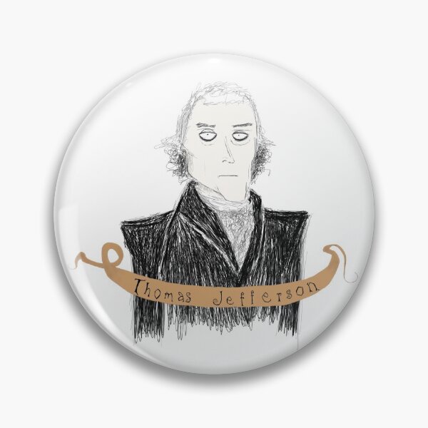 Item preview, Thomas Jefferson in Tim Burton's Style designed and sold by ACH-Designs.