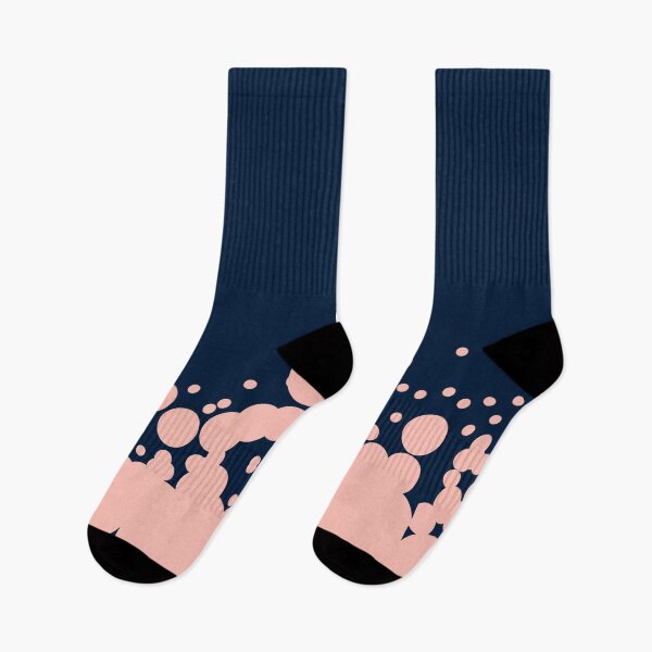 Item preview, pink and navy blue - splash pattern designed and sold by BetterDreams.