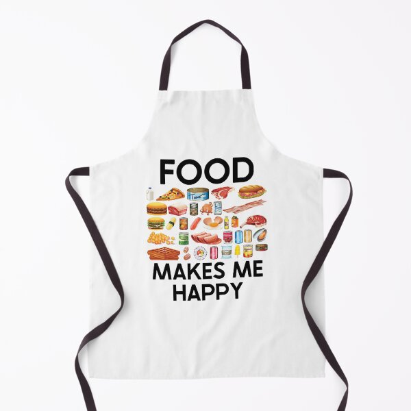 Item preview, Food Makes Me Happy designed and sold by Meliafroggy.