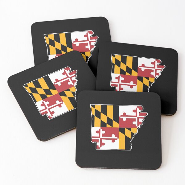Item preview, Maryland Flag Arkansas Map designed and sold by MarylandStyle.