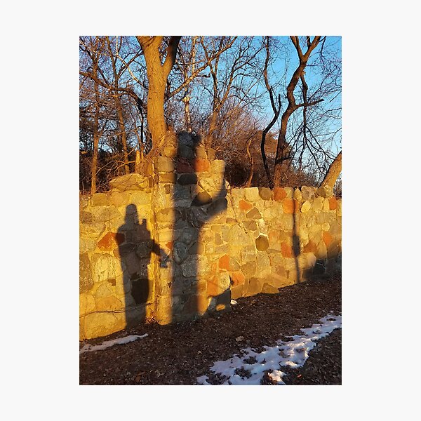 Item preview, Just a shadow of ourselves - a walk with my dog, Madison, WI USA designed and sold by rvjames.