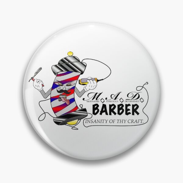 Item preview, M.A.D. Barber (Black) designed and sold by MasterKlippas.