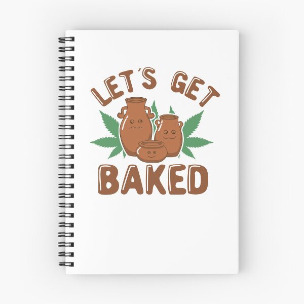 Item preview, Let's Get Baked Funny Pottery Kawaii Pun designed and sold by Dan66.