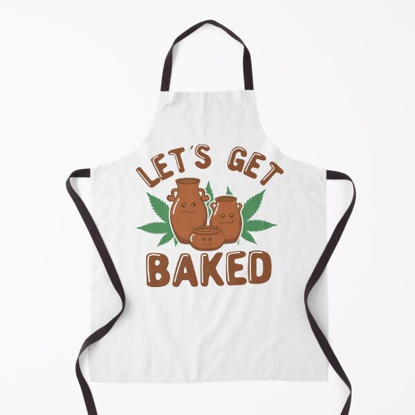 Item preview, Let's Get Baked Funny Pottery Kawaii Pun designed and sold by Dan66.
