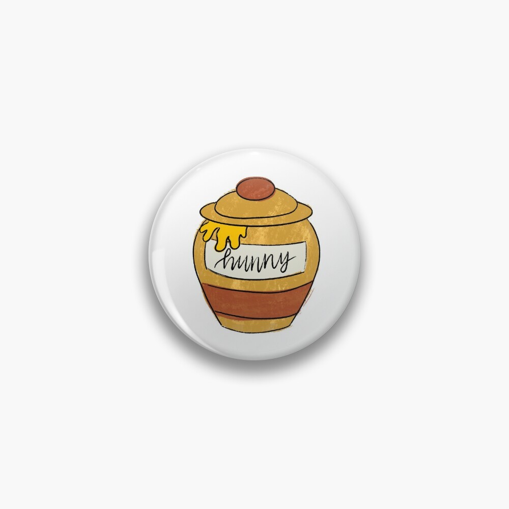 Hunny Pot © GraphicLoveShop Pin for Sale by graphicloveshop