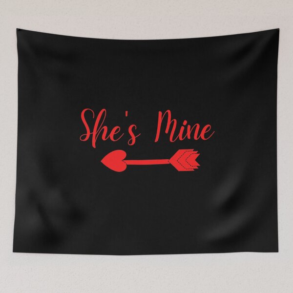 Item preview, SHE'S MINE | HEART ARROW designed and sold by LiveAndGlow.