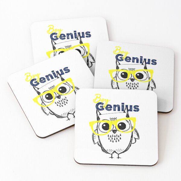 Item preview, Owl Boy Genius designed and sold by SquinkCreative.