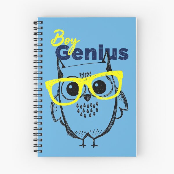 Item preview, Owl Boy Genius designed and sold by SquinkCreative.