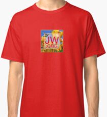JW.org Logo With Tulips and Humingbird Classic T-Shirt
