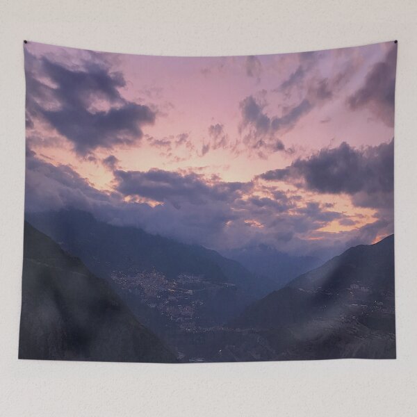 Item preview, Shades of Purple Clouds designed and sold by irideae.