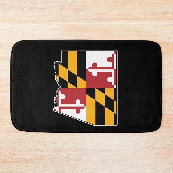 Item preview, Maryland Flag Arizona Map designed and sold by MarylandStyle.