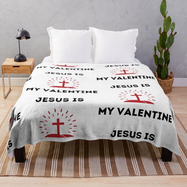 Item preview, Jesus Is My Valentine designed and sold by WorldPrintTees.