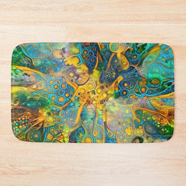 Item preview, Deepdream floral fractalize space abstraction designed and sold by blackhalt.